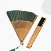 Kipas Lipat Vintage Kerangka Bambu Buatan Tangan Handmade Bamboo Frame Vintage Folding Fan