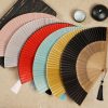 Kipas Lipat Vintage Kerangka Bambu Buatan Tangan Handmade Bamboo Frame Vintage Folding Fan