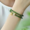 Pulsera de Jade de Hetian: Bendición de Felicidad Hetian Jade Happiness Blessing Bracelet
