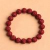 Pulsera de Cinabrio Natural Om Mani Padme Hum Natural Cinnabar Om Mani Padme Hum Bracelet