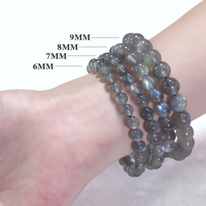 سوار يد الطاقة الهادئة من حجر القمر الطبيعي Natural Moonstone Calm Energy Bracelet