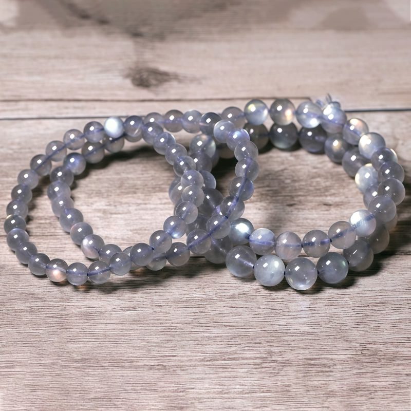 سوار يد الطاقة الهادئة من حجر القمر الطبيعي Natural Moonstone Calm Energy Bracelet
