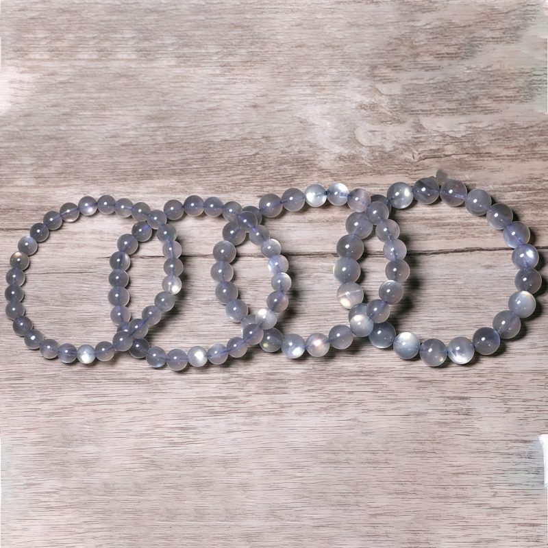 سوار يد الطاقة الهادئة من حجر القمر الطبيعي Natural Moonstone Calm Energy Bracelet