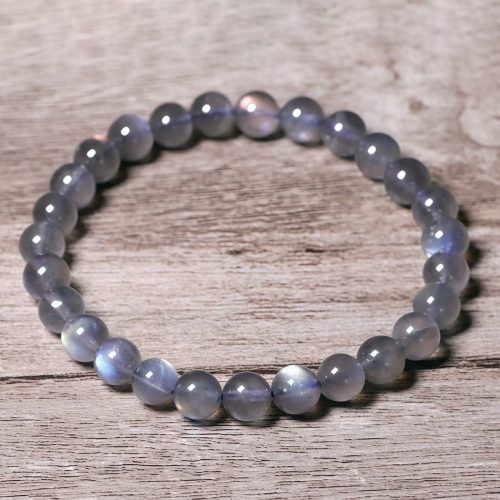 Pulsera de Piedra Lunar Natural para la Calma y la Energía Pulsera de Piedra Lunar Natural para la Calma y la Energía