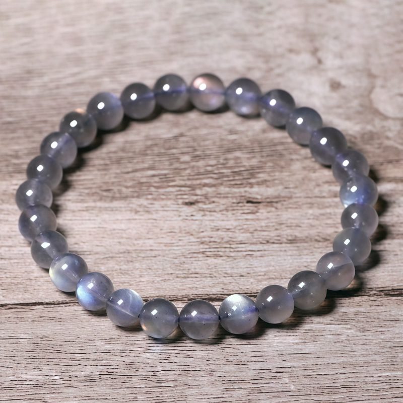 سوار يد الطاقة الهادئة من حجر القمر الطبيعي Natural Moonstone Calm Energy Bracelet