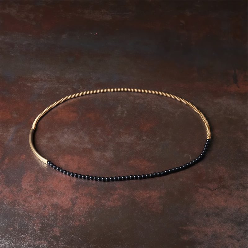 Pulsera Triple de Protección de Ágata Tibetana y Cobre Tibetan Agate Copper Protection Triple Wrap Bracelet