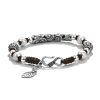 Pulsera Tibetana de Nube Auspiciosa en Cobre y Plata Tibetan Copper & Silver Auspicious Cloud Bracelet