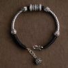Pulsera de Loto de Cobre Tibetana con Om Mani Padme Hum Tibetan Copper Lotus Bracelet with Om Mani Padme Hum