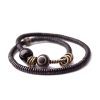 Pulsera Tibetana de Doble Vueltas con Dzi para la Calma Tibetan Dzi Bead Double Wrap Calm Bracelet
