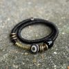 Pulsera Tibetana de Doble Vueltas con Dzi para la Calma Tibetan Dzi Bead Double Wrap Calm Bracelet