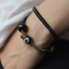 Pulsera Tibetana de Doble Vueltas con Dzi para la Calma Tibetan Dzi Bead Double Wrap Calm Bracelet