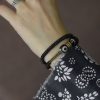 Pulsera Tibetana de Doble Vueltas con Dzi para la Calma Tibetan Dzi Bead Double Wrap Calm Bracelet