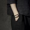 Pulsera Tibetana de Doble Vueltas con Dzi para la Calma Tibetan Dzi Bead Double Wrap Calm Bracelet