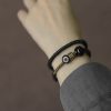Pulsera Tibetana de Doble Vueltas con Dzi para la Calma Tibetan Dzi Bead Double Wrap Calm Bracelet