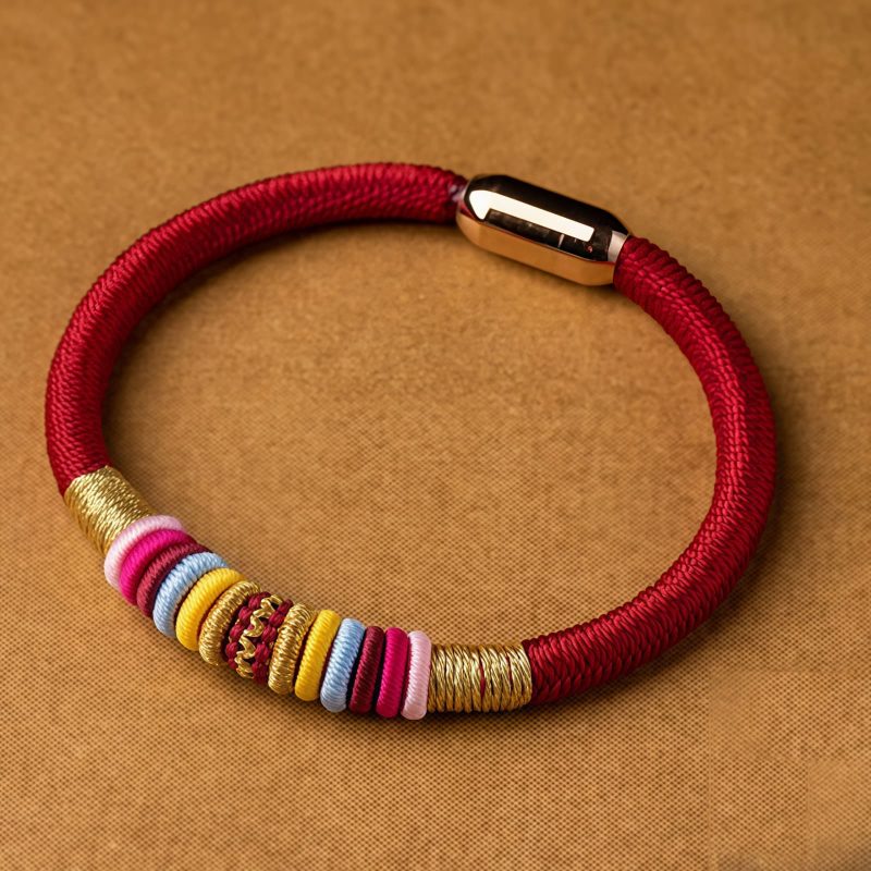 Pulsera Nudo del Rey Kong Artesanal Tibetana Tibetan Handmade King Kong Knot Bracelet