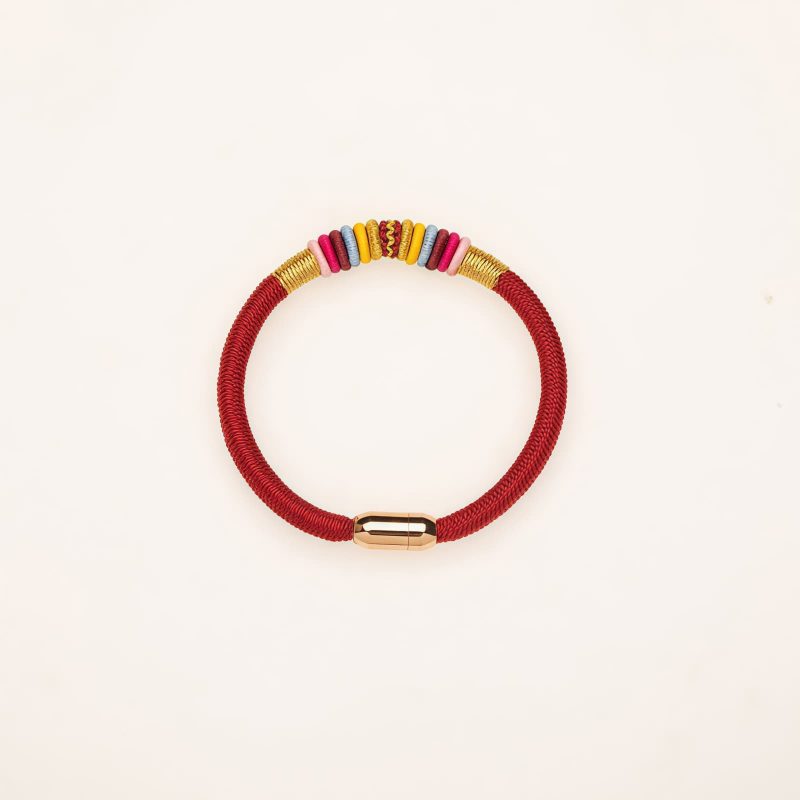 Pulsera Nudo del Rey Kong Artesanal Tibetana Tibetan Handmade King Kong Knot Bracelet
