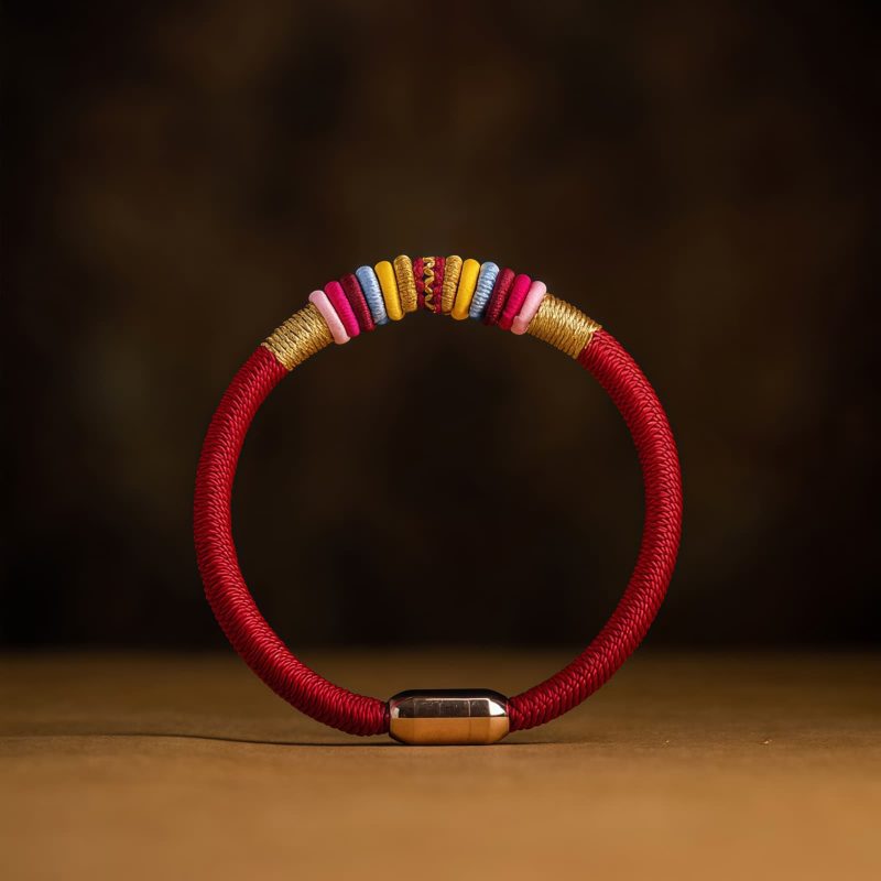 Pulsera Nudo del Rey Kong Artesanal Tibetana Tibetan Handmade King Kong Knot Bracelet