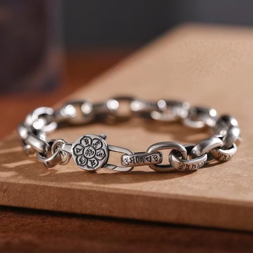 Pulsera de Sabiduría de Cobre Tibetano Om Mani Padme Hum Pulsera de Sabiduría de Cobre Tibetano Om Mani Padme Hum