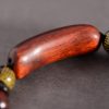 Pulseira de Meditação Tibetana de Sândalo Vermelho "Om Mani Padme Hum" Tibetan Red Sandalwood Om Mani Padme Hum Meditation Bracelet