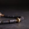 Pulsera Tibetana de Protección con Ojo de Tigre y Roca Volcánica Tibetan Three-eyed Dzi Bead Lava Rock Protection Bracelet