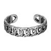 Pulseira Tibetana de Titânio com Mantra Om Mani Padme Hum Tibetan Titanium Steel Om Mani Padme Hum Bracelet