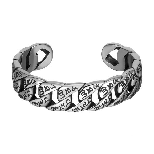 Pulsera Tibetana de Acero de Titanio Om Mani Padme Hum Pulsera Tibetana de Acero de Titanio Om Mani Padme Hum