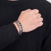 Pulseira Tibetana de Titânio com Mantra Om Mani Padme Hum Tibetan Titanium Steel Om Mani Padme Hum Bracelet