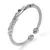 Pulsera de Prosperidad de Cobre Blanco Tibetano Tibetan White Copper Wealth Bracelet