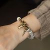 Pulsera Tibetana de Armonía con Hueso de Yak Blanco Tibetan White Yak Bone Harmony Bracelet