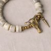 Pulsera Tibetana de Armonía con Hueso de Yak Blanco Tibetan White Yak Bone Harmony Bracelet