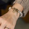 Pulsera Tibetana de Armonía con Hueso de Yak Blanco Tibetan White Yak Bone Harmony Bracelet