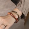 Pulsera de Equilibrio de Hueso de Yeti Tibetano y Cobre Tibetan Yak Bone Copper Balance Bracelet