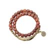 Pulsera de Equilibrio de Hueso de Yeti Tibetano y Cobre Tibetan Yak Bone Copper Balance Bracelet