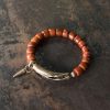 Pulsera de Fuerza de Hueso de Yak Tibetano con Cobre Tibetan Yak Bone Copper Strength Bracelet