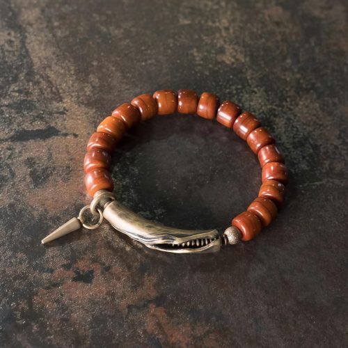 Pulsera de Fuerza de Hueso de Yak Tibetano con Cobre Pulsera de Fuerza de Hueso de Yak Tibetano con Cobre