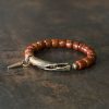 Pulsera de Fuerza de Hueso de Yak Tibetano con Cobre Tibetan Yak Bone Copper Strength Bracelet