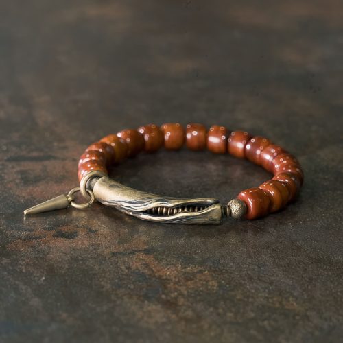 Pulsera de Fuerza de Hueso de Yak Tibetano con Cobre Pulsera de Fuerza de Hueso de Yak Tibetano con Cobre