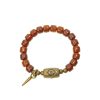 Pulsera de Fuerza Dzi Tibetana de Hueso de Yak Yak Bone Tibetan Dzi Strength Bracelet