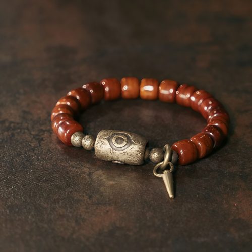 Pulsera de Fuerza Dzi Tibetana de Hueso de Yak Pulsera de Fuerza Dzi Tibetana de Hueso de Yak