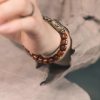 Pulsera de Fuerza Dzi Tibetana de Hueso de Yak Yak Bone Tibetan Dzi Strength Bracelet