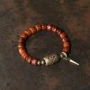 Pulsera de Fuerza Dzi Tibetana de Hueso de Yak Yak Bone Tibetan Dzi Strength Bracelet