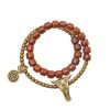 Pulsera Tibetana de Fuerza de Hueso de Yak con Colgante de Cobre Yak Bone Tibetan Strength Bracelet with Copper Pendant