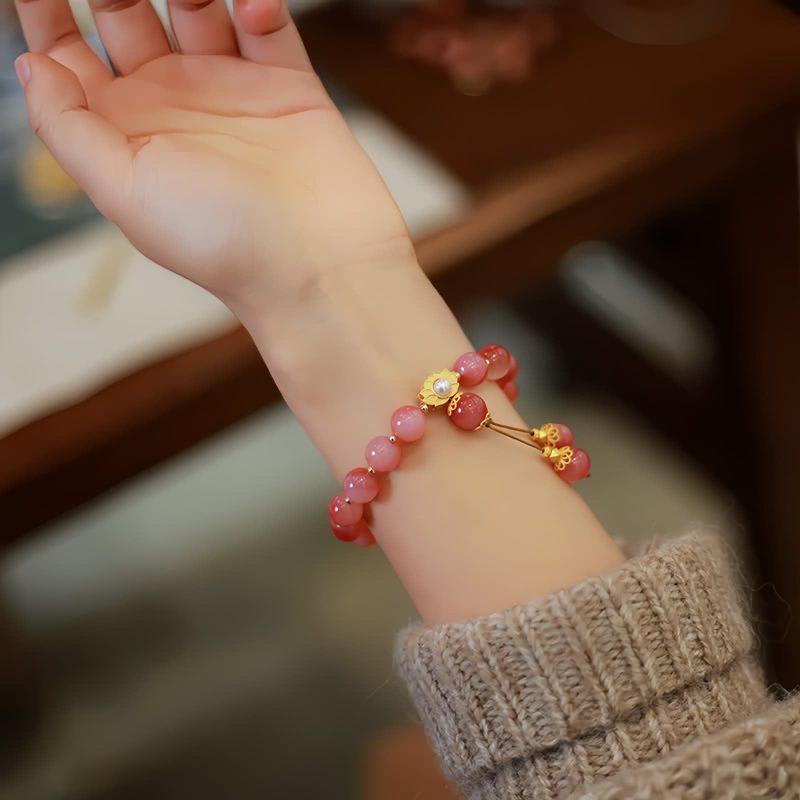 Pulsera con Encanto de Loto e Iluminación en Plata 925 925 Silver Lotus Enlightenment Charm Bracelet