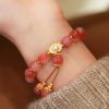 Pulsera con Encanto de Loto e Iluminación en Plata 925 925 Silver Lotus Enlightenment Charm Bracelet