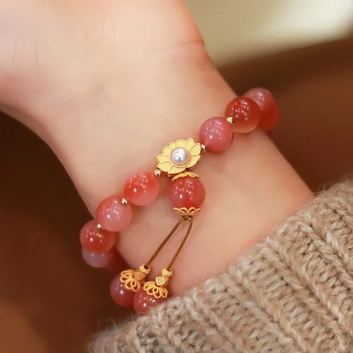 925 Silver Lotus Enlightenment Charm Bracelet 925 Silver Lotus Enlightenment Charm Bracelet