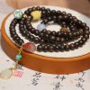 سوار خرز مالا 108 من خشب العود بروناي Brunei Agarwood 108 Mala Beads Bracelet