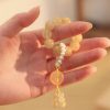 Mala Pergelangan Citrine Peace untuk Kemakmuran Citrine Peace Wrist Mala for Prosperity