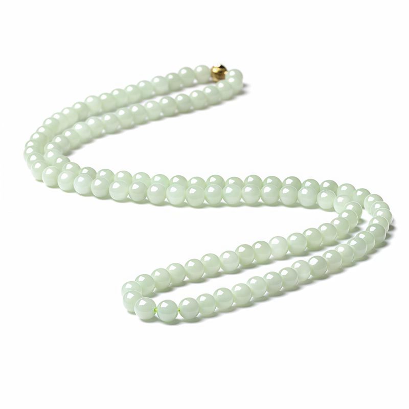 Pulsera de Suerte de Jade Tibetano de 108 Cuentas Tibetan Jade 108 Beads Luck Bracelet