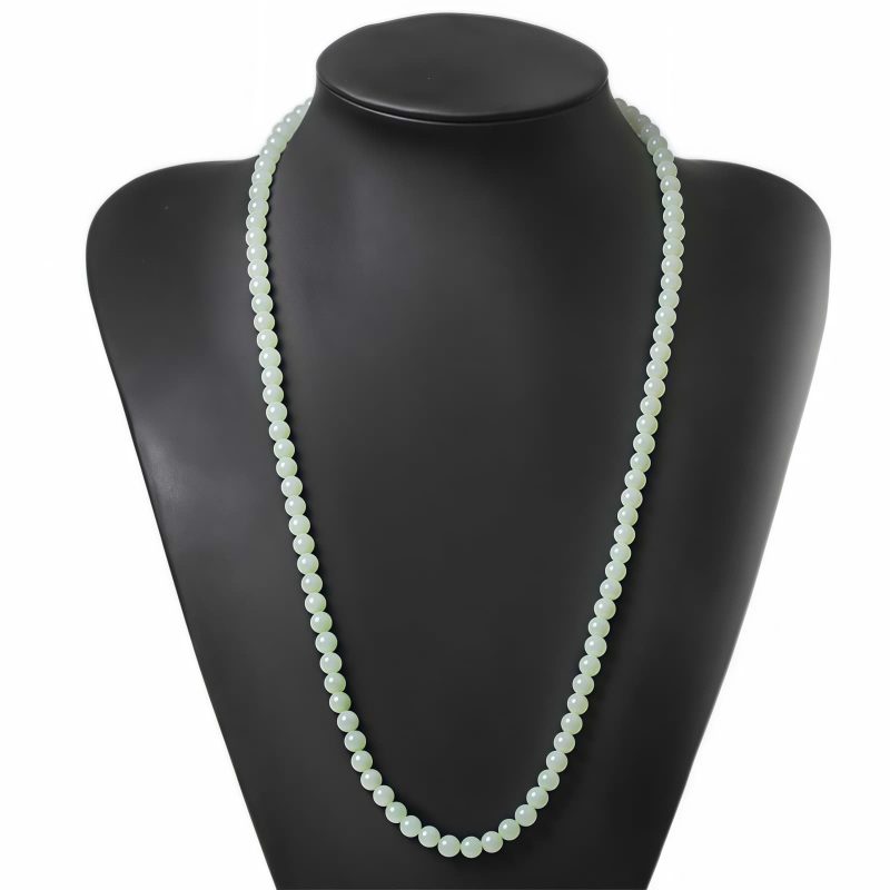 Pulsera de Suerte de Jade Tibetano de 108 Cuentas Tibetan Jade 108 Beads Luck Bracelet