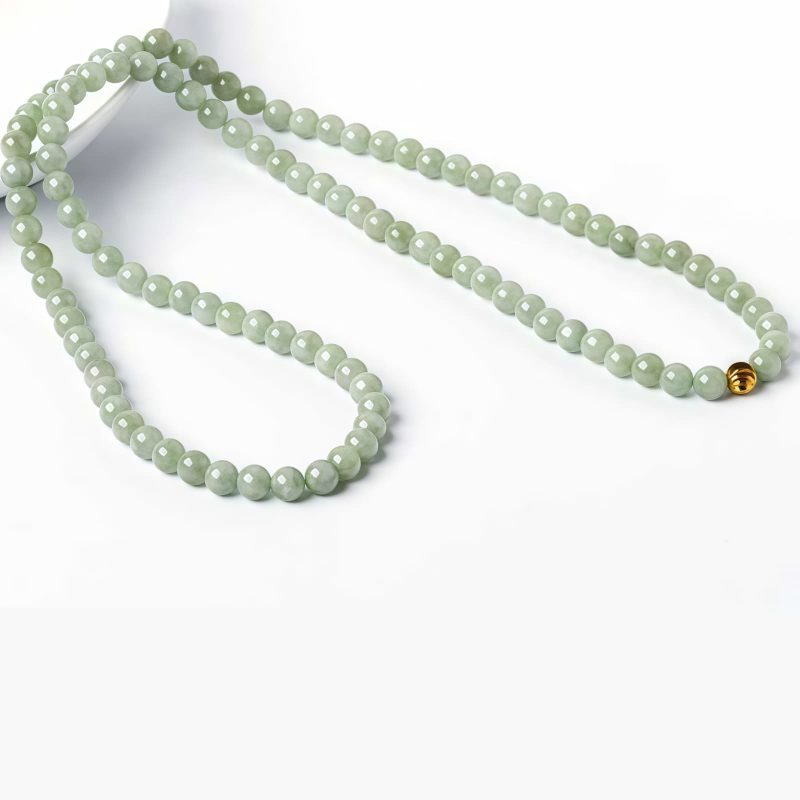 Pulsera de Suerte de Jade Tibetano de 108 Cuentas Tibetan Jade 108 Beads Luck Bracelet